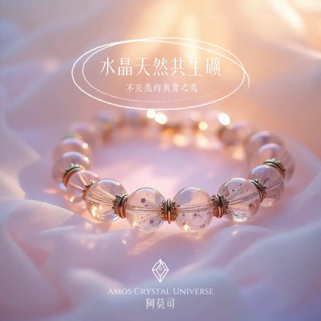 水晶手鍊出現斑點、共生礦是正常現象嗎？從科學與能量角度溫柔解析